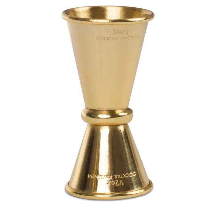 Cocktail Kingdom Gold Jigger 1/2 oz and 3/4 oz
