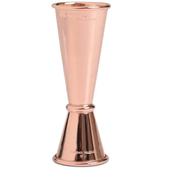 Cocktail Kingdom Japanese Style Jigger Copper Plated 1oz and 2oz