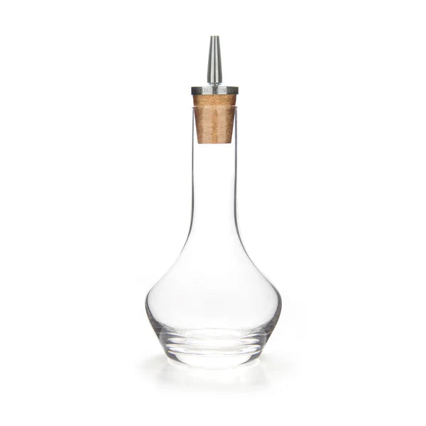 1137 Cocktail Kingdom Plain Bitters Bottle with Cork Dasher shot on white silo background.
