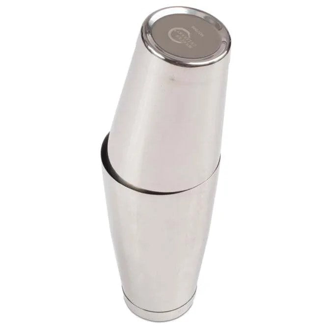 1230 Barfly Cocktail Shaker Set in silver shown on white background.