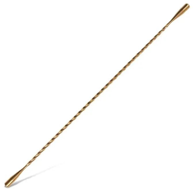 Barfly Gold Double Ended Stirrer - 13-3/16-in