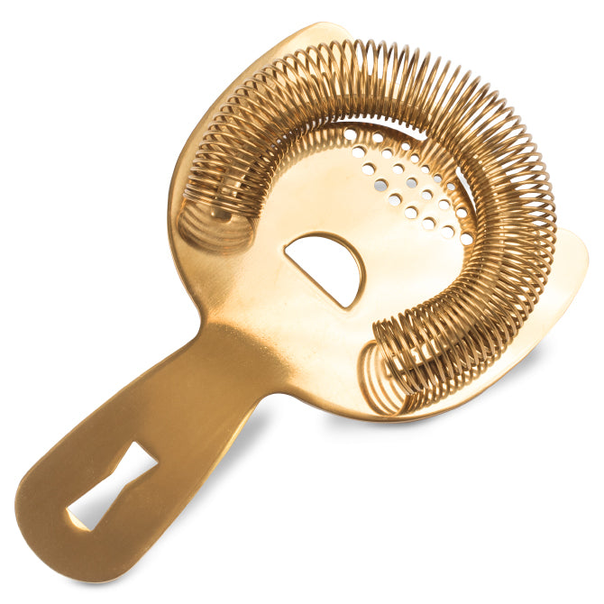Barfly Heavy Duty Gold Spring Bar Strainer