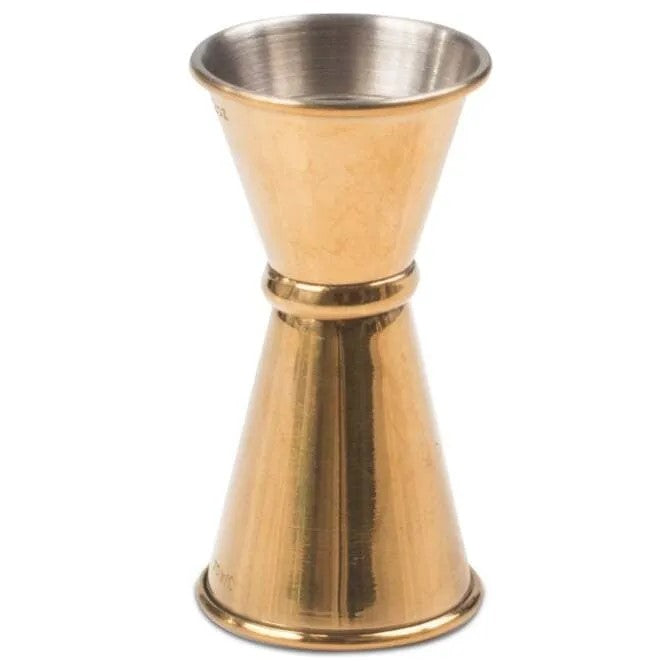 Barfly Japanese Style Gold Jigger 1/2 and 3/4 oz
