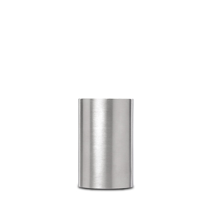 Barfly Thimble Measure Stainless Steel 50ml shown on white silo background.