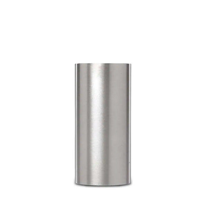 Barfly Thimble Measure Stainless Steel 100ml shown on white silo background.