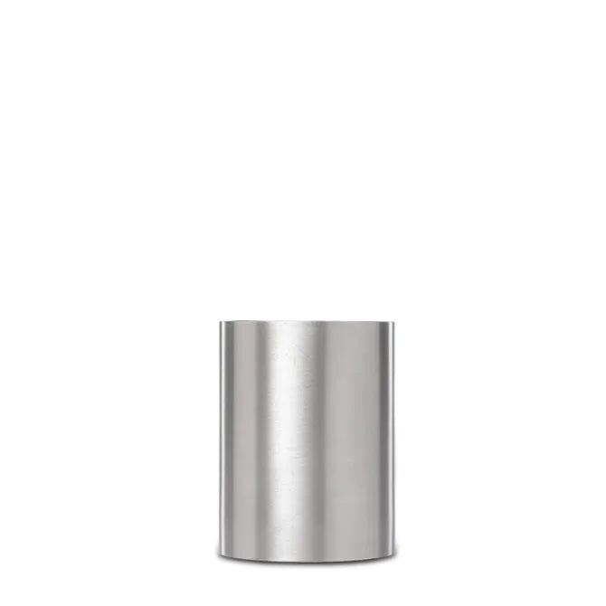 Barfly Thimble Measure Stainless Steel 70 ml shown on white silo background.