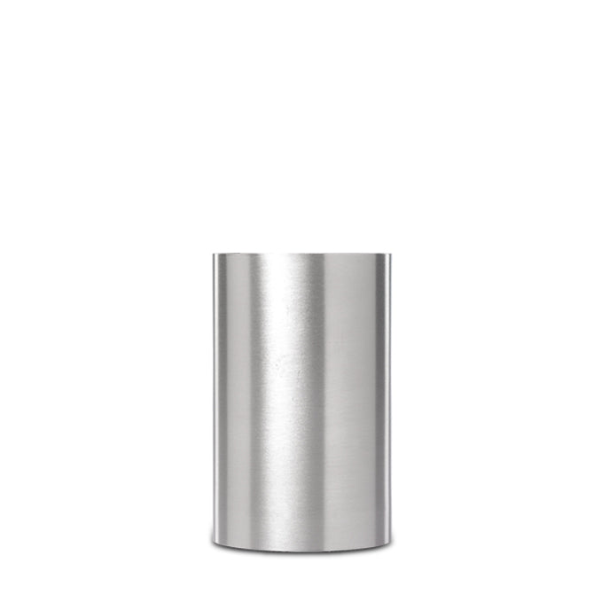 Barfly Thimble Measure Stainless Steel 125ml shown on white silo background.