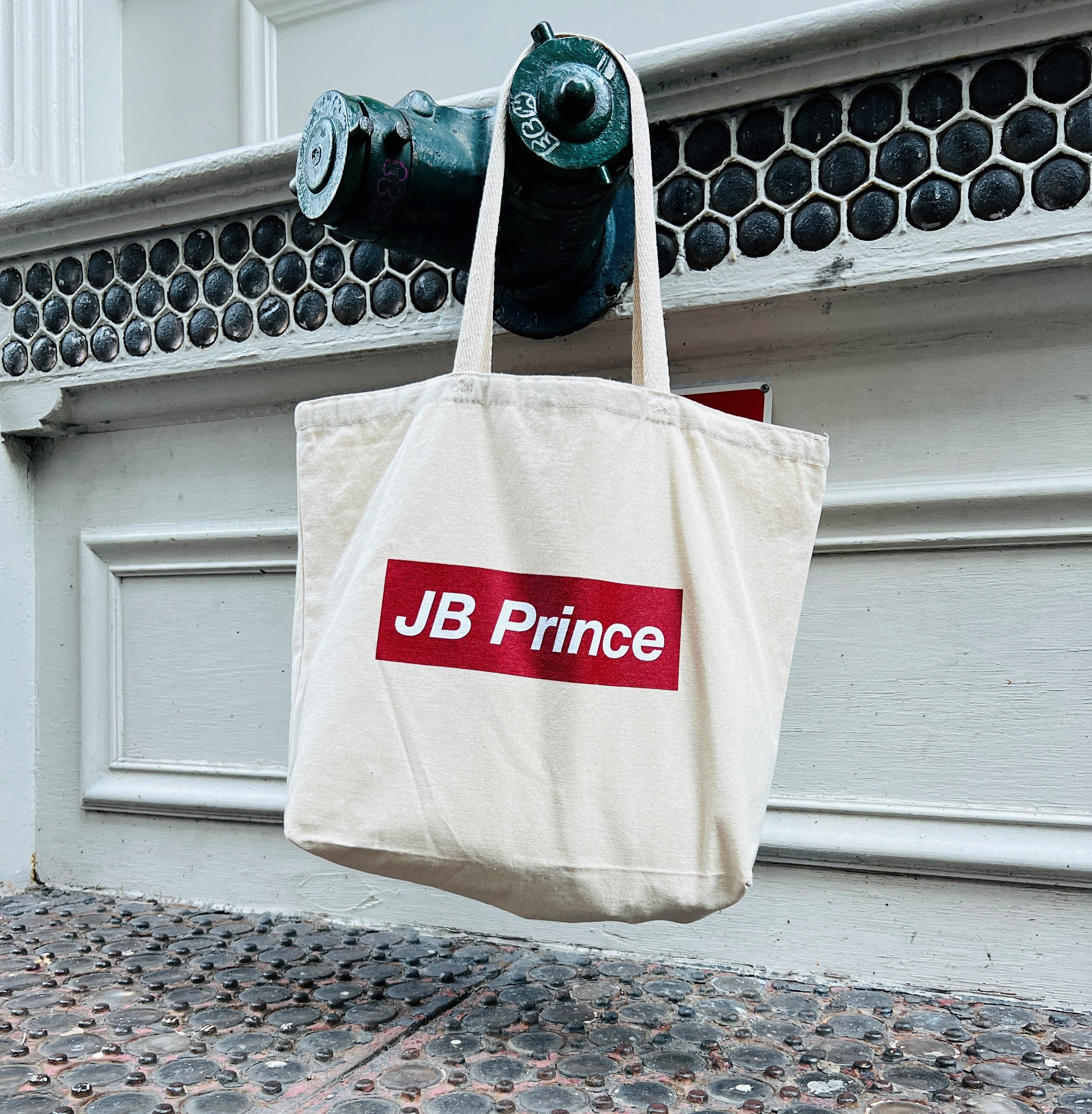 JB Prince Logo Tote 14 x 14 x 5 inches