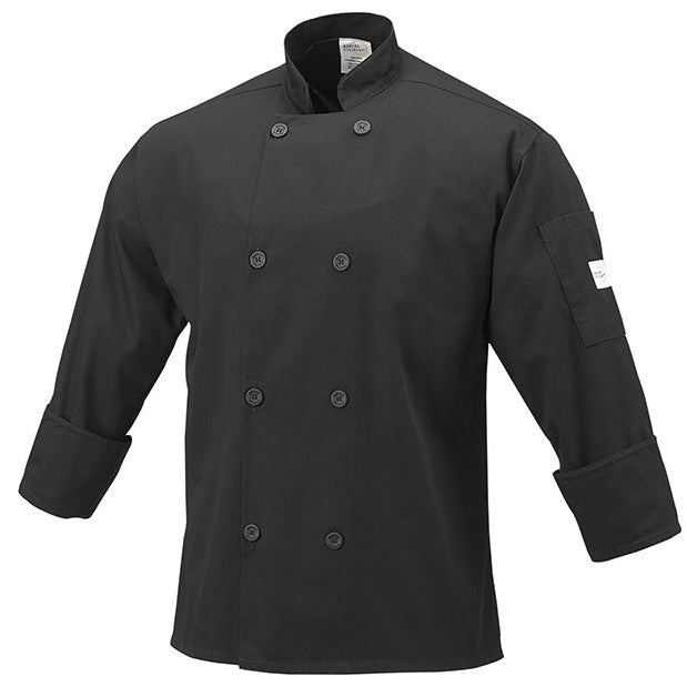 Millennia Black Unisex Chef Jacket