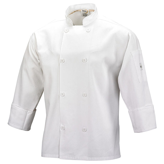 Millennia White Unisex Chef Jacket
