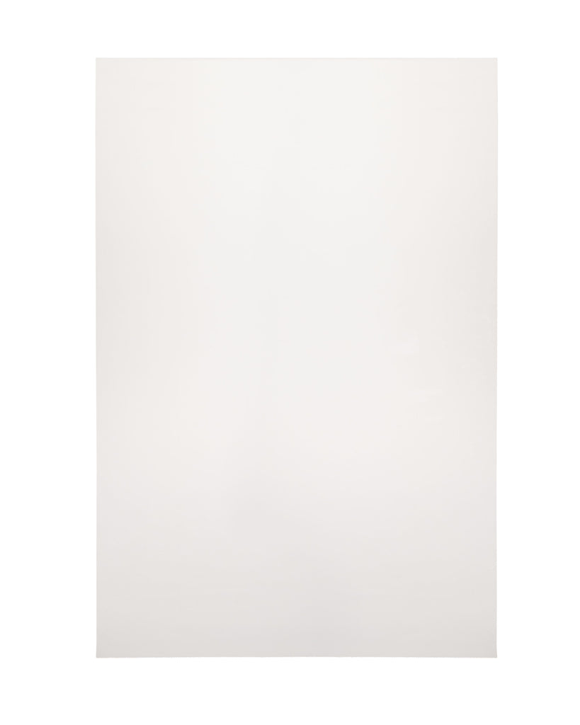 Plain white sheet of for chocolate work