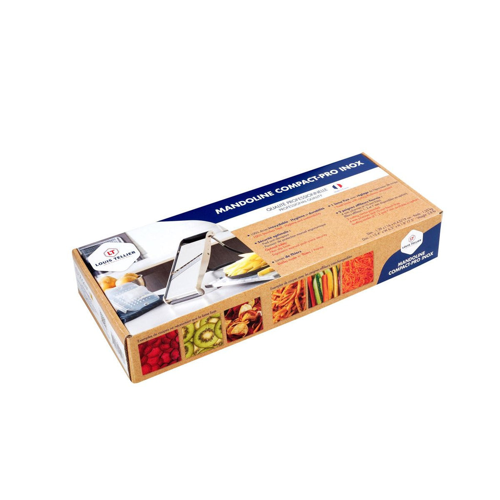 Mandoline compact pro box packaging on a white background