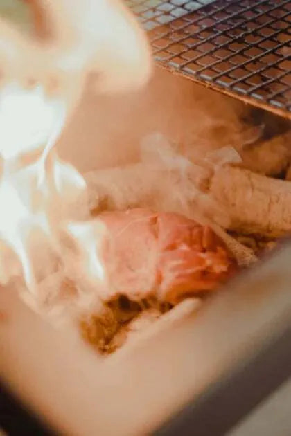 Medium Wide Kasai Konro Grill Charcoal