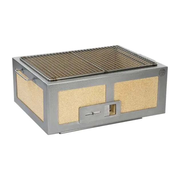 Medium Wide Kasai Konro Grill With Stainless Steel Frame