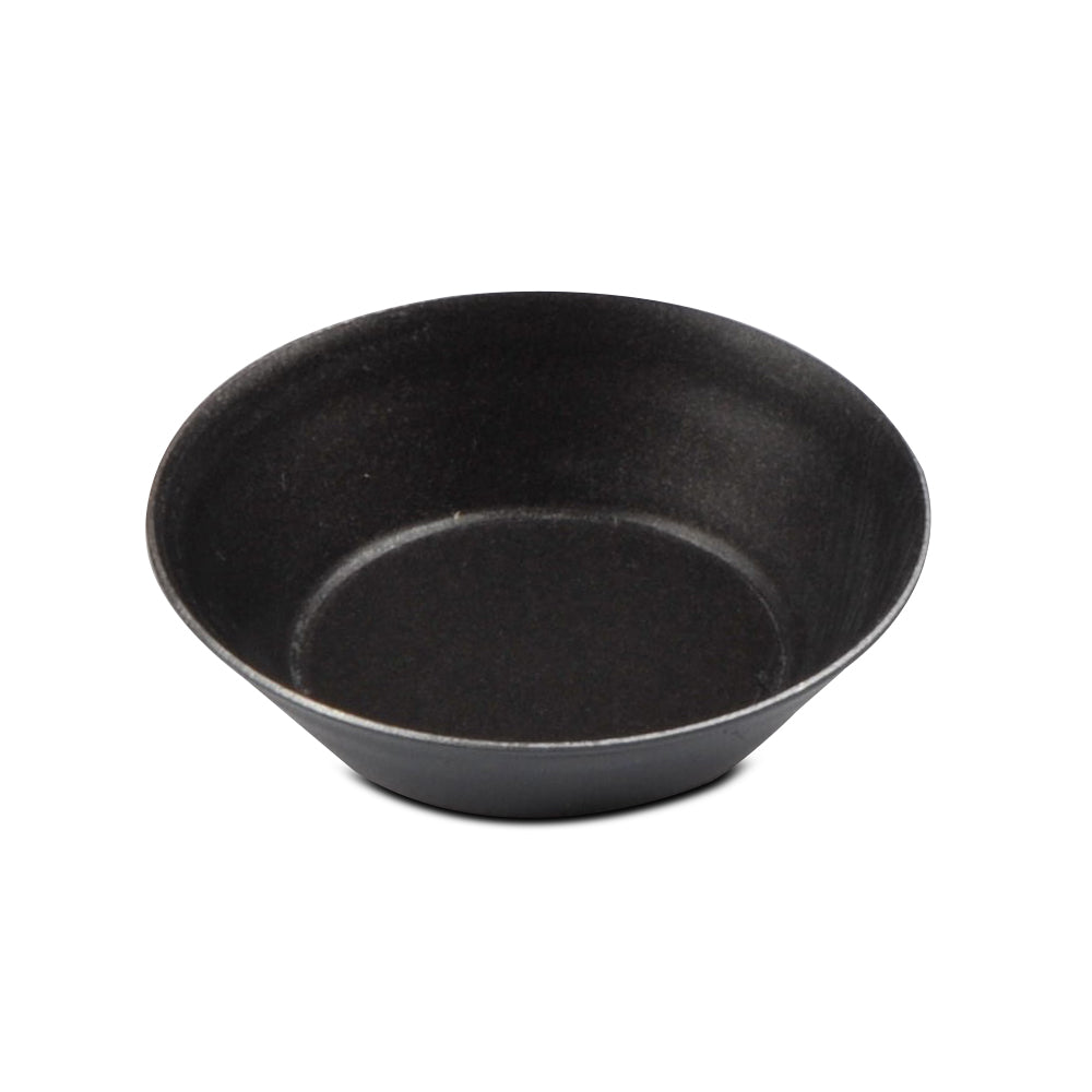 Black Plain Round Mold on white background.