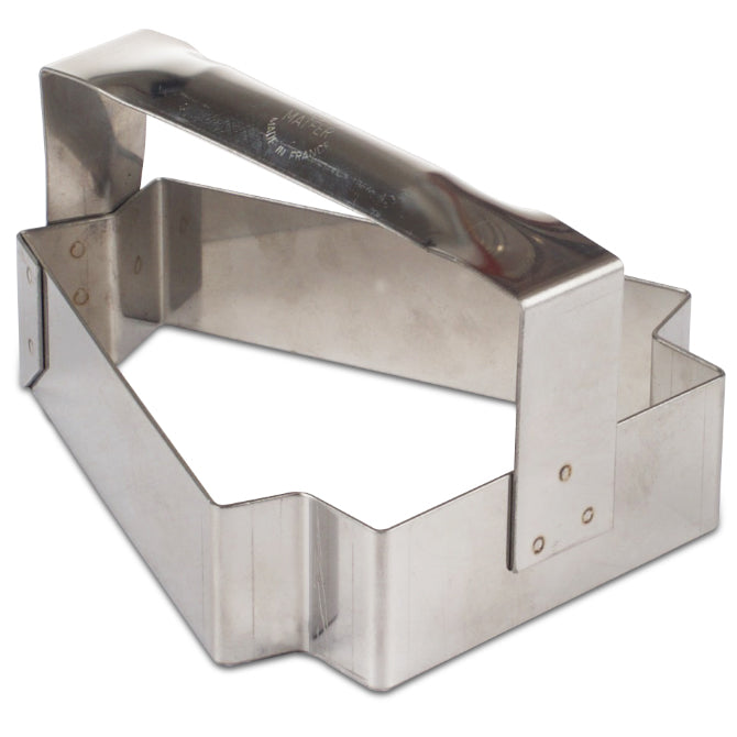 Base Cutter for Triangle Tart on white background.