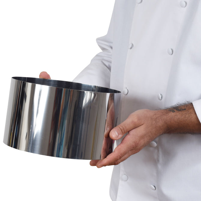 7 Inch Pastry Rings High Stainless Steel Pastry Rings | Professional Molds – JB Prince