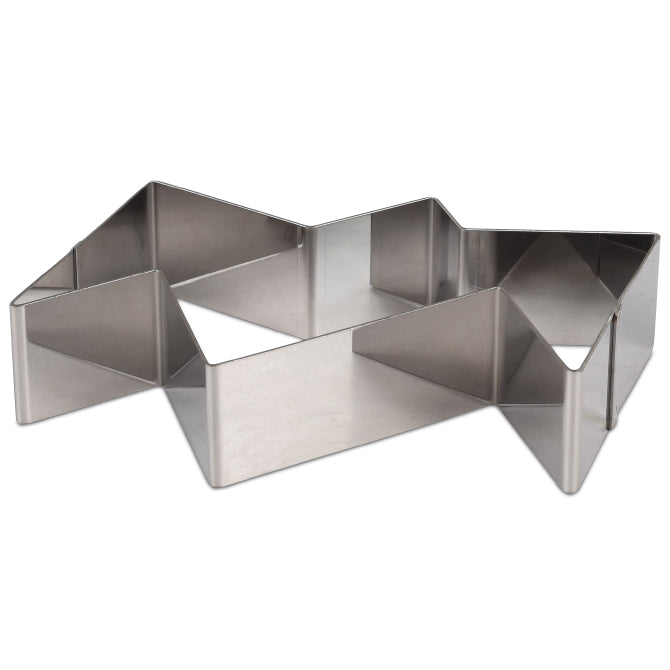 Entremet Rings Abstract Four Triangle Entremet Ring | Professional Molds – JB Prince