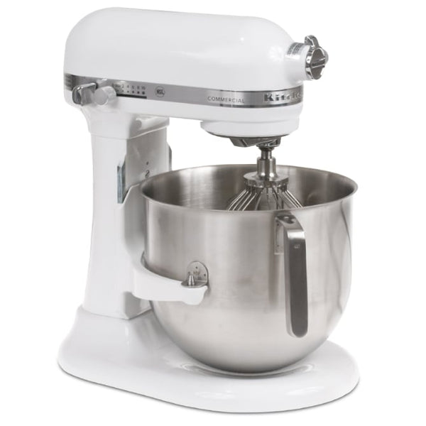 White KitchenAid Commercial 8 Quarts Mixers | Professional