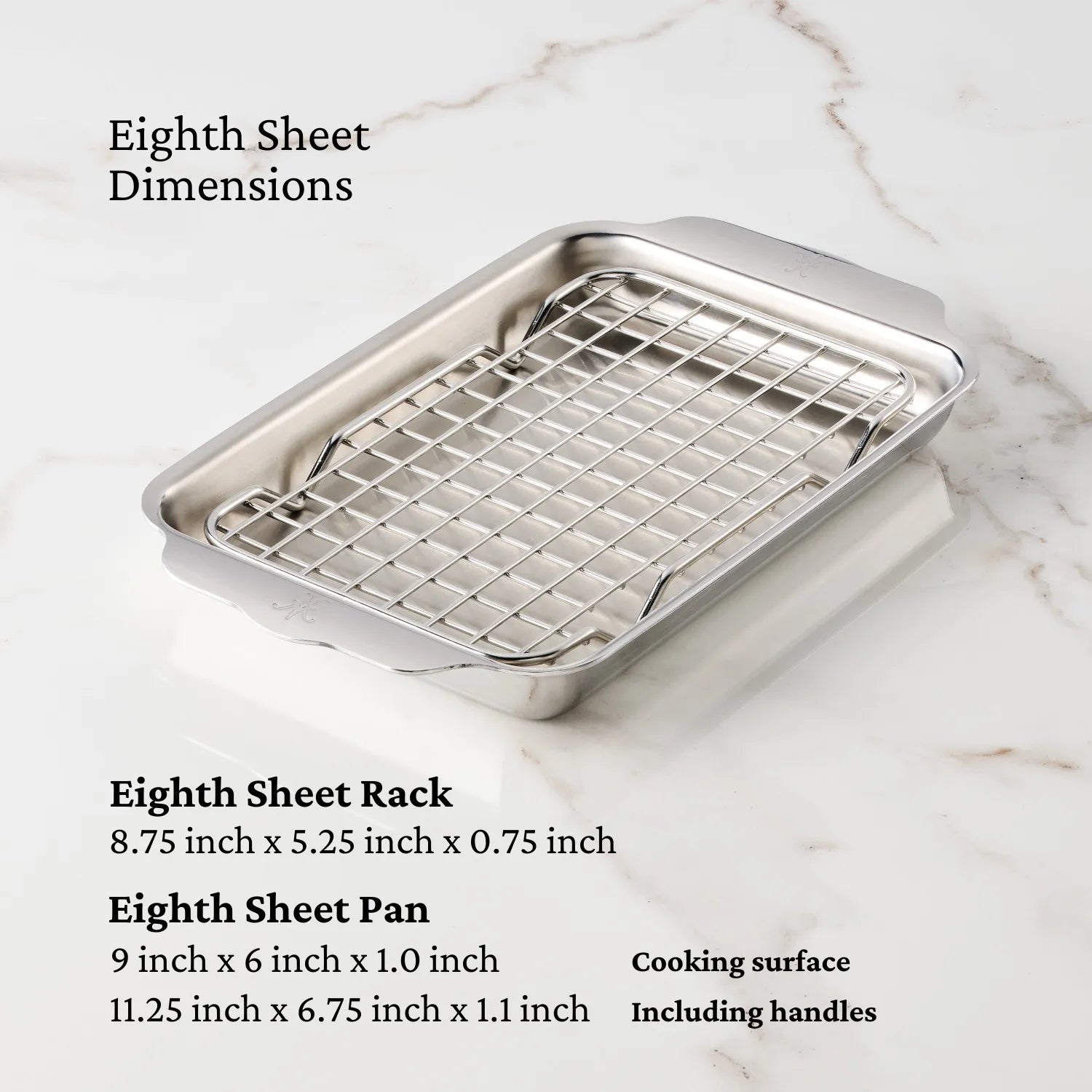 Provisions OvenBond Eighth Sheet Pan with Rack - Thumbnail 2