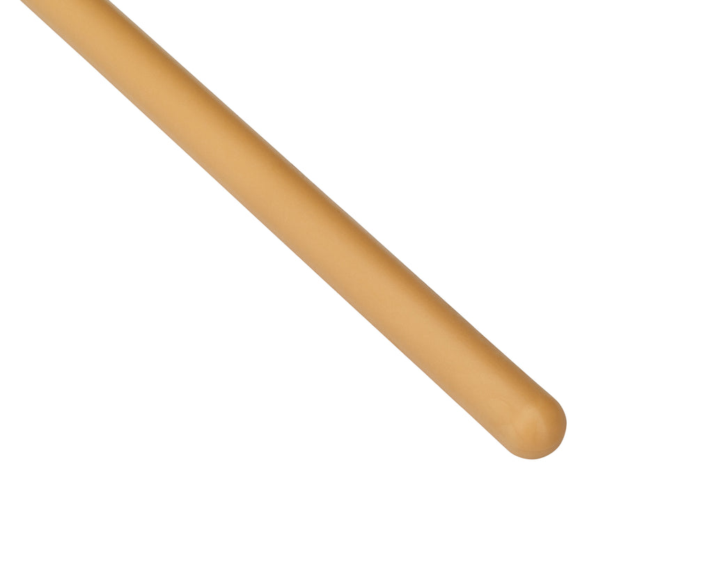 wooden spoon handle on a white background