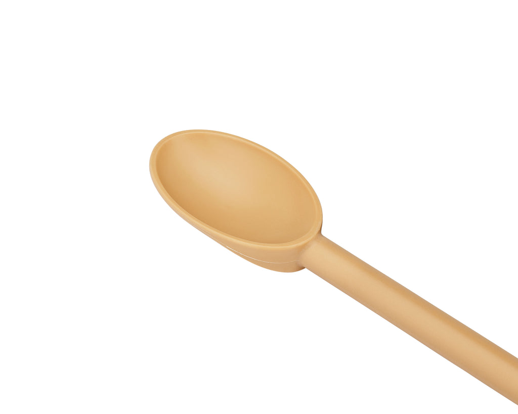 wooden spoon on a white background