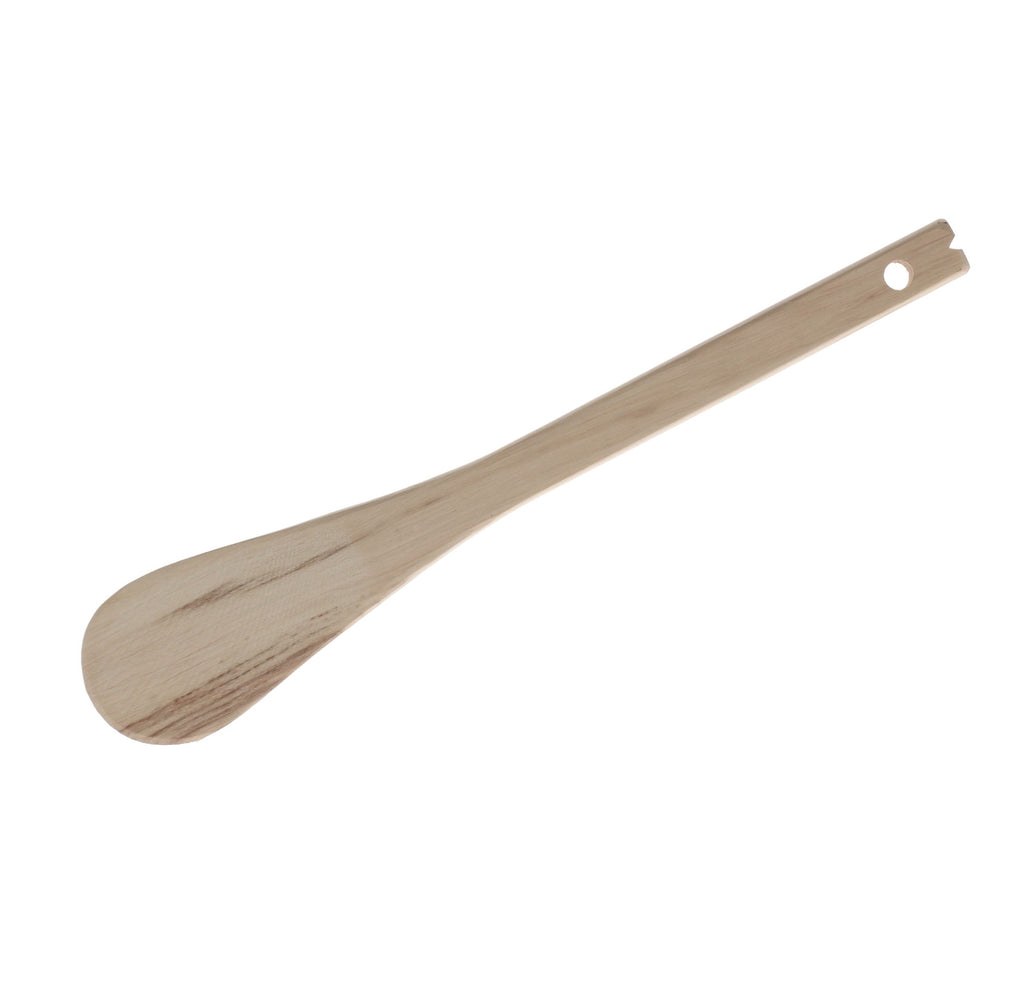 U811_30 Beechwood Wooden spatula 11.8 inches on a white background