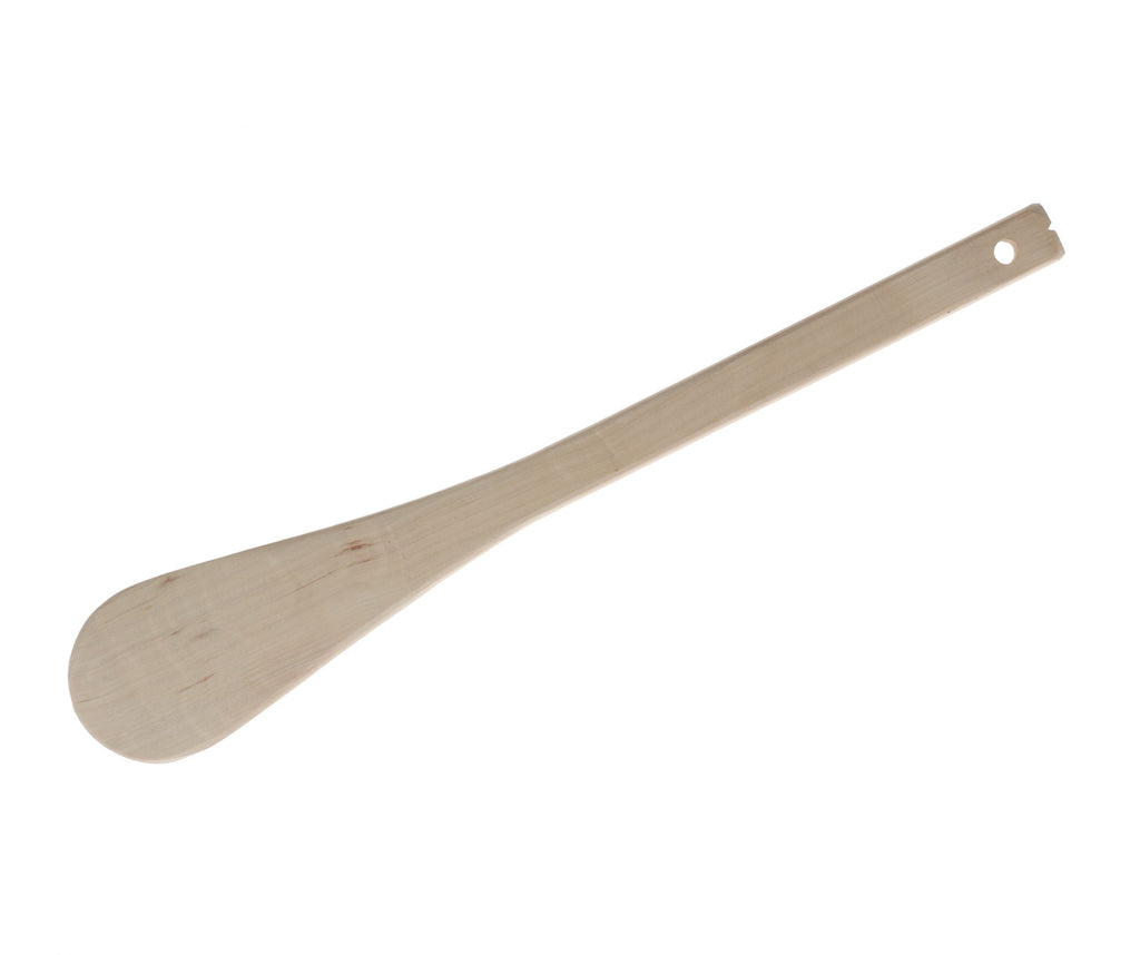 U811_40 Beechwood Wooden spatula 15.7 inches on a white background