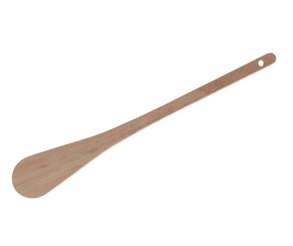 U811_45 Beechwood Wooden spatula 17.7 inches on a white background