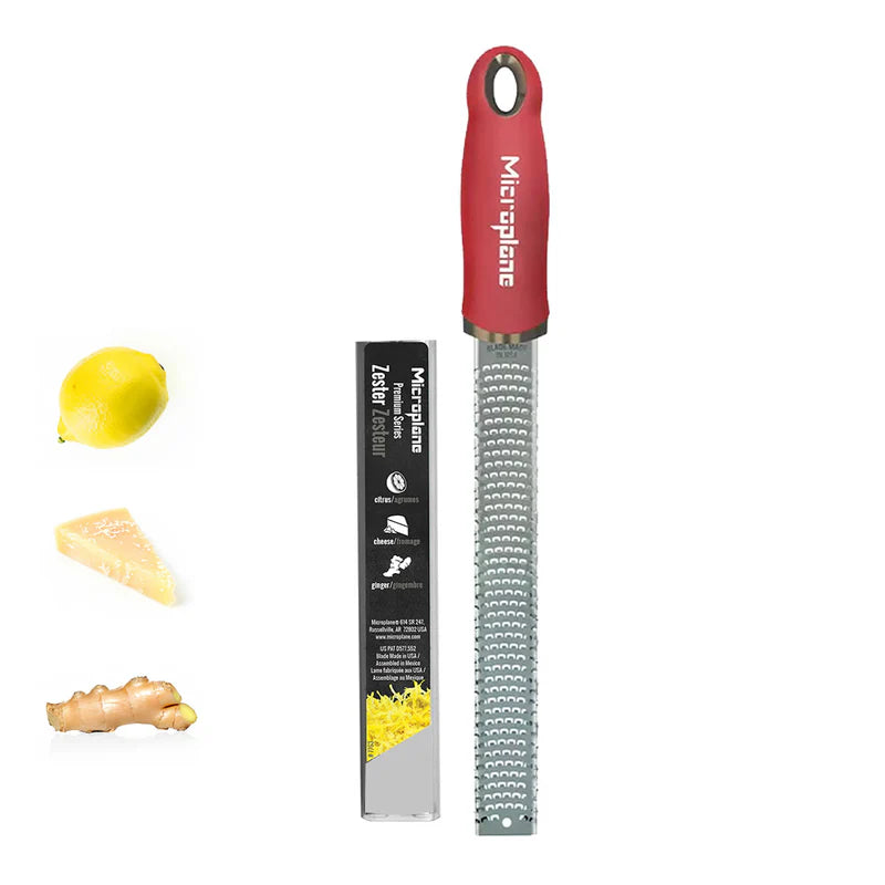Microplane Premium Series Zester/Grater - Pomegranate Red – JB Prince