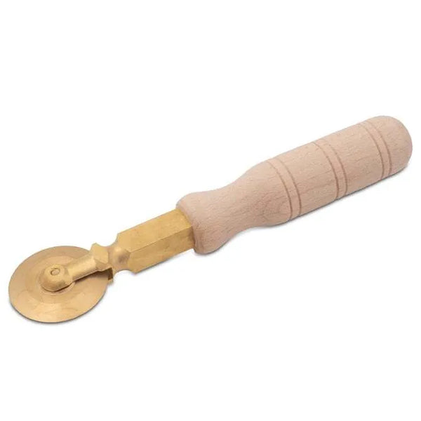 MATFER フランス製 厚み調整式ローリングピン 製菓道具 プロ仕様 La Gondola Smooth Brass Cutter Wheel | Professional Pasta Tools