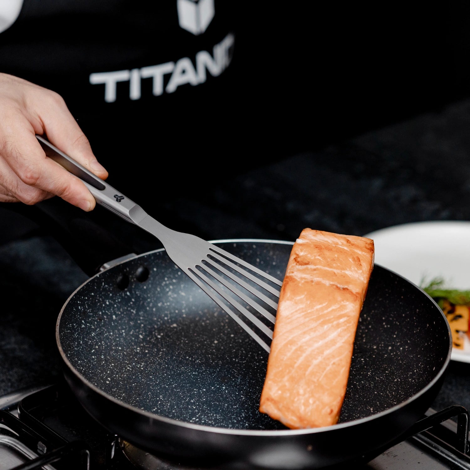 Titanium Fish Spatula | Professional Kitchen Utensils – JB Prince