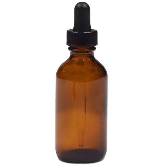 1oz Amber Glass Dropper Bottle