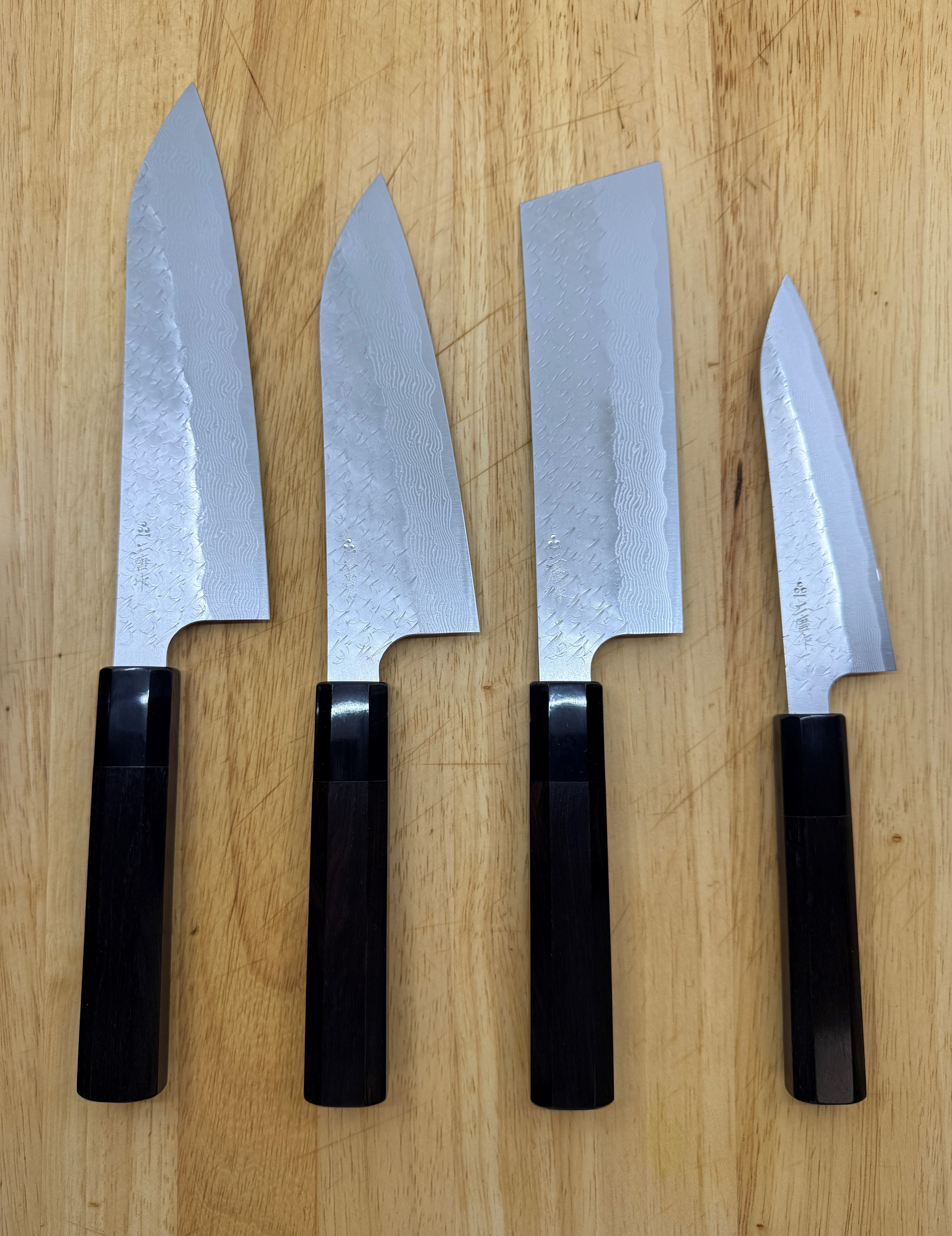 Nigara SG Strix Santoku 150mm Ebony Handle – JB Prince