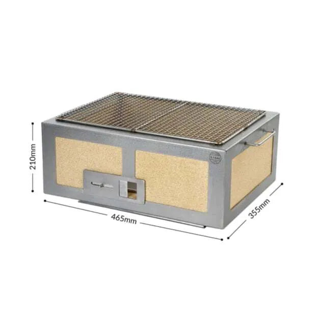Medium Wide Kasai Konro Grill Dimensions 
