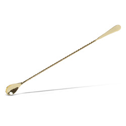Cocktail Kingdom Hoffman Barspoon Gold Plated 33 1/2 cm