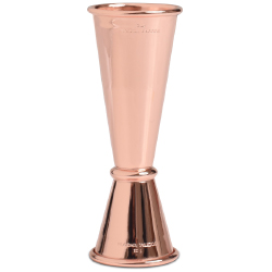 Cocktail Kingdom Japanese Style Jigger - 1 and 2oz Copper Plated