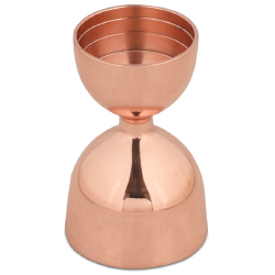 Cocktail Kingdom Leopold Jigger - 1 and 2oz Copper Plated