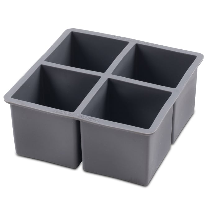 Cocktail Kingdom Flexible Ice Cube Tray - 4 Forms