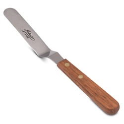 Palette Knife - Mini Offset Spatula - Wood Handle