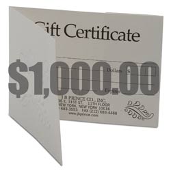 $1000 Traditional Gift Certificate