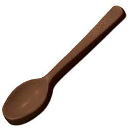 Spoons Shape Chocolate Mold - 10 Forms