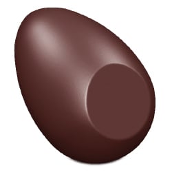Flat Sided Egg Chocolate Mold - 1.3