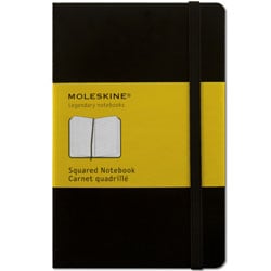 Moleskine Squared Pocket Notebook - Black