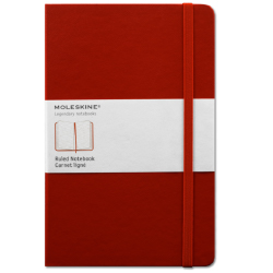 Moleskine Ruled Large Notebook - Red