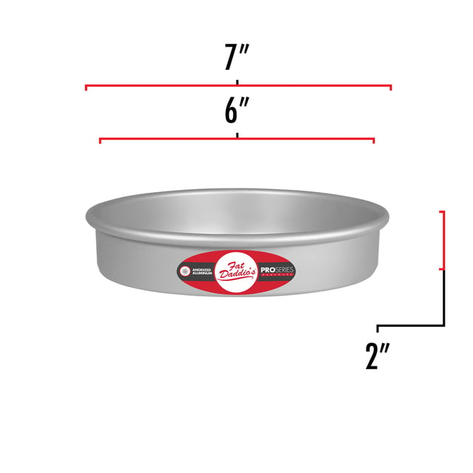 Aluminium Round Cake Tin 6 Inches