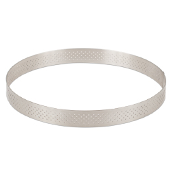 Valrhona Perforated Tart Ring - 7.28-in