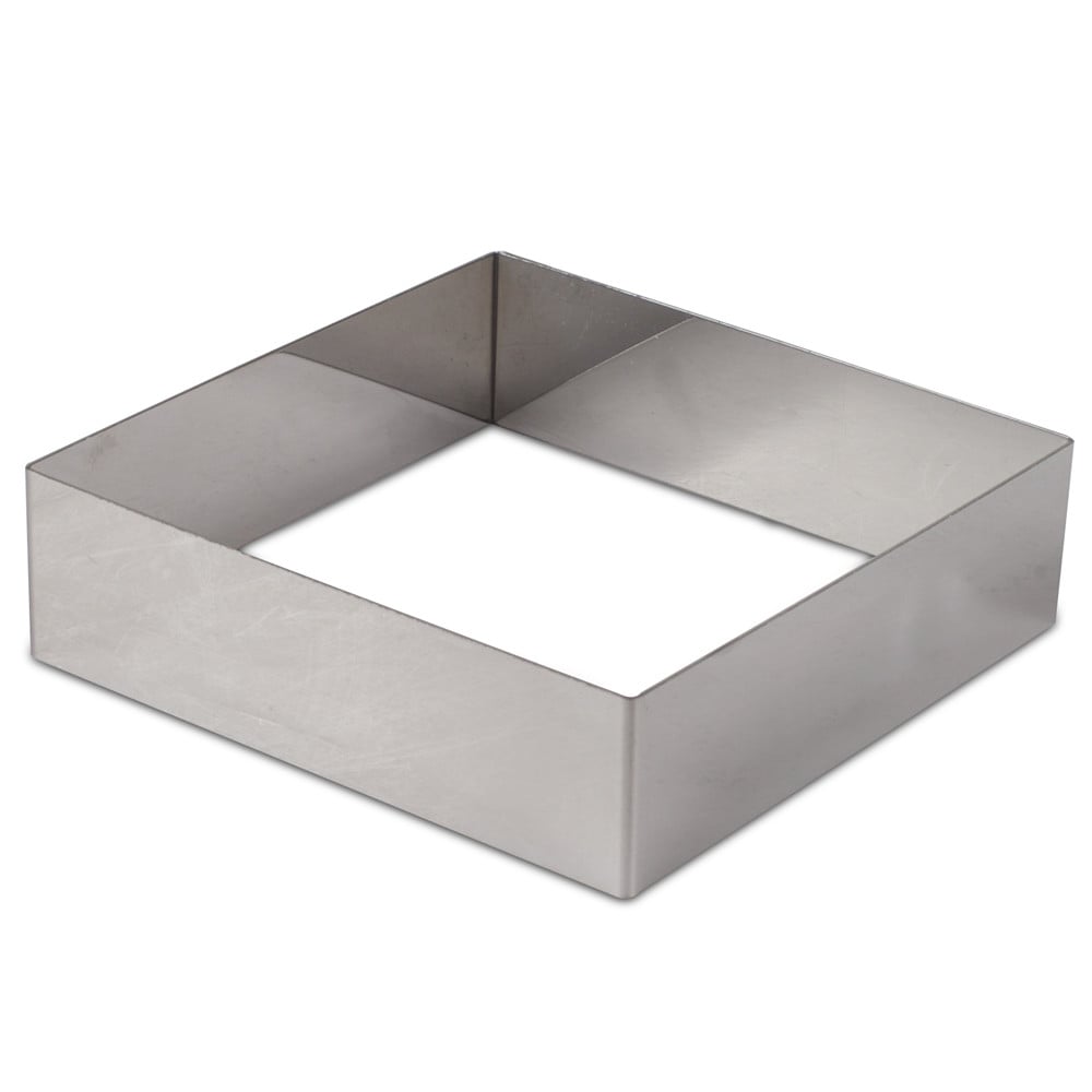 Stainless Steel Square Ring Mold 6.3 inches, Molds