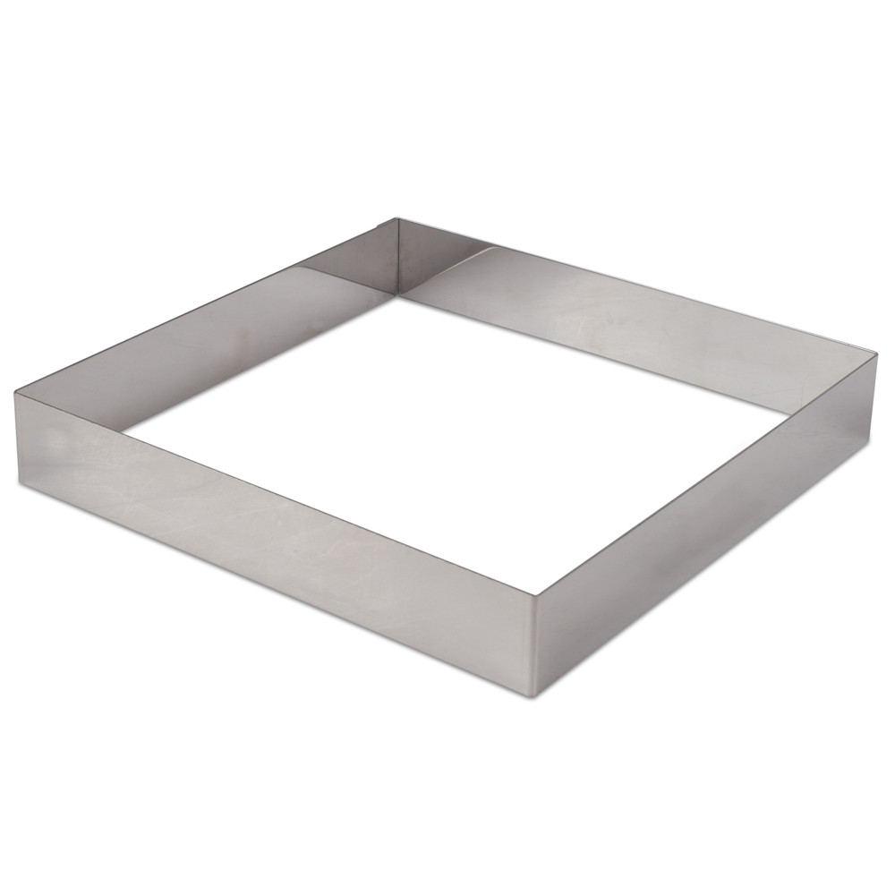 Square Cake Baking Mold Silver 7 X 7 Inch