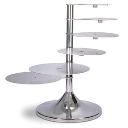 6 Tier Side Arm Display- 22 inch high